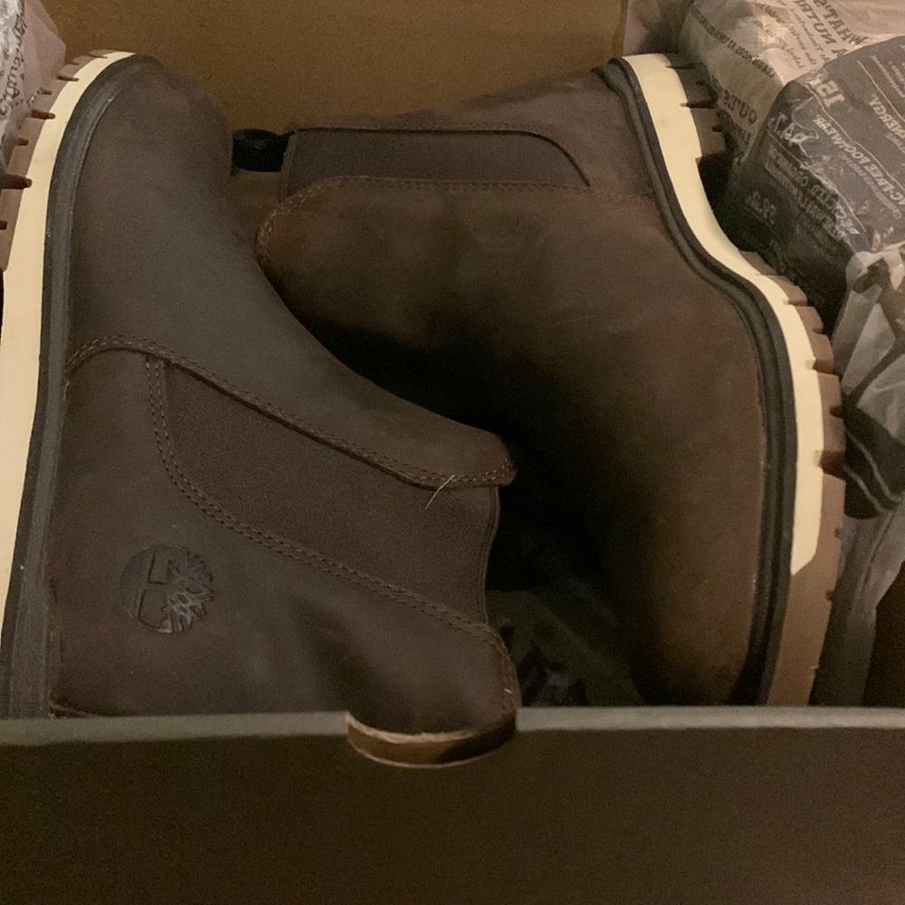 Brown Timberland boots